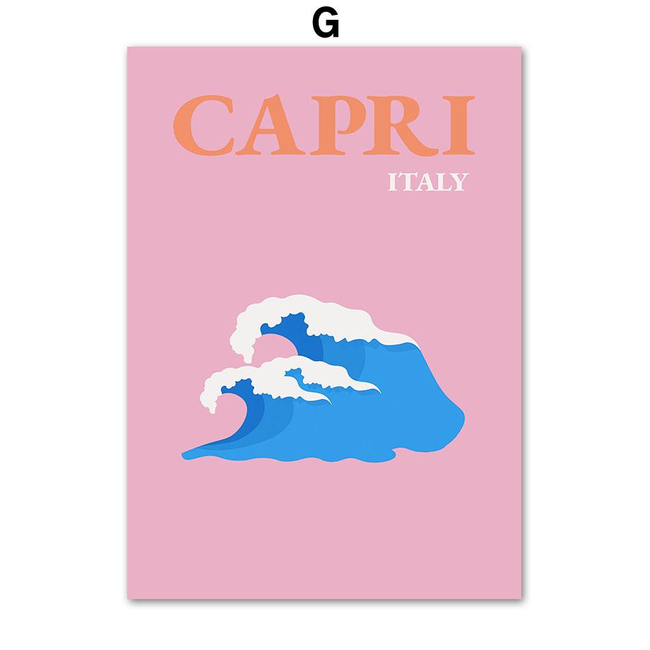 Водка Маргарита Капри Голубая лагуна растение коктейльные постеры и принты настенная живопись на холсте для гостиной декоративные картины