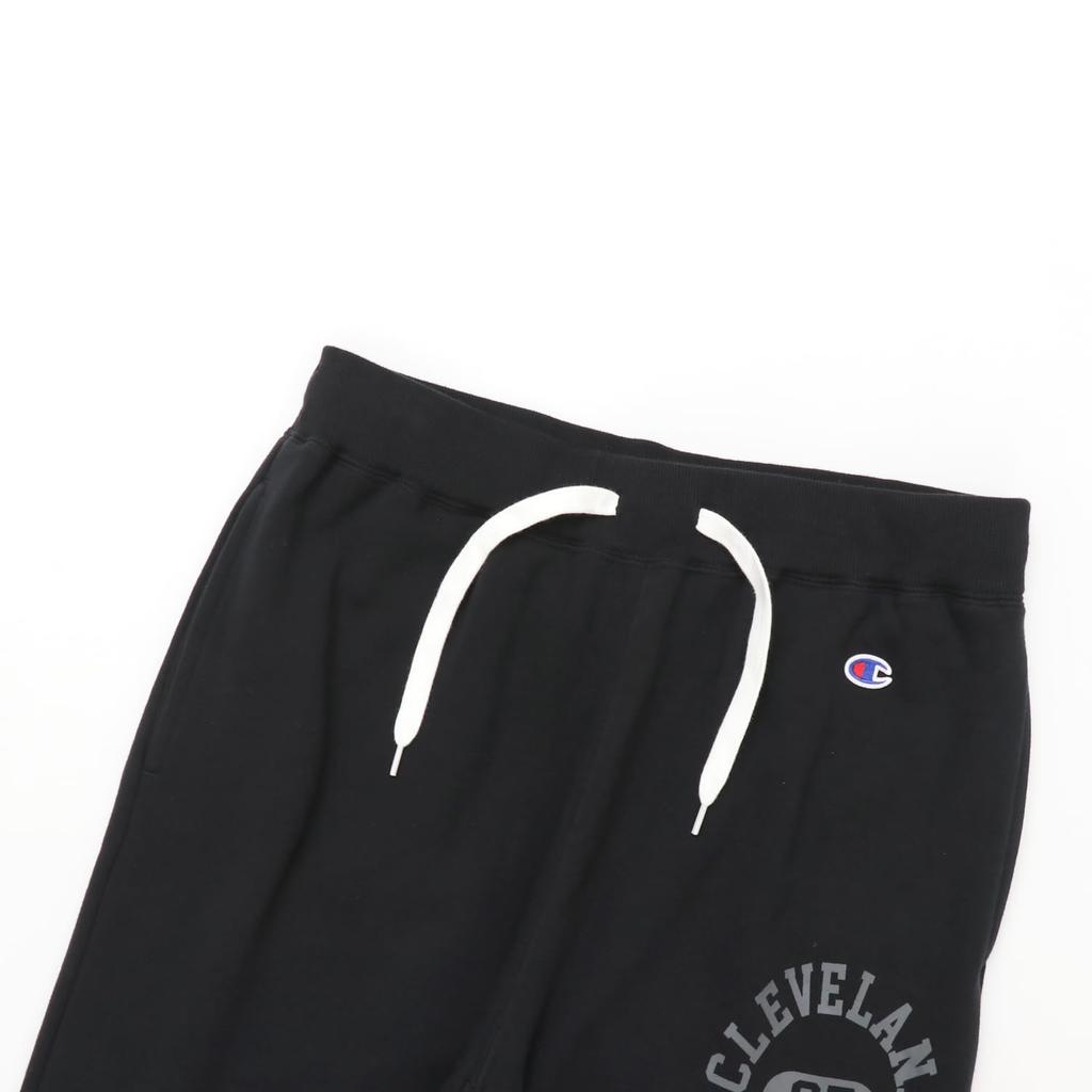 Champion Basic Cotton USA Большой Логотип Длинные Мужские Брюки, Черный, C3-Y219