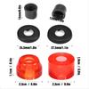 Rebuild Kit Skateboard Bushings Washers 5-Inch Skateboard Pivot Cups  Double Rocker