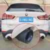 Accessories Muffler End Pipe Exhaust Car Tip Stainless Steel Tail Throat Decoration Parts for BMW X1 F48 49 X2 F39 2016-2022