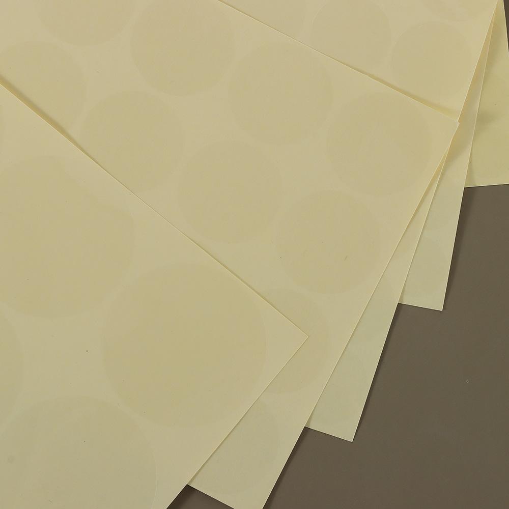 8/24/48/70/96/132 шт. новая круглая вафельная наклейка в горошек, самоклеящаяся этикетка, прозрачная герметизация файла