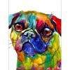 DIY Алмазная картина Собака Животные Вышивка Полный круглый Алмазная картина Вышивка крестом