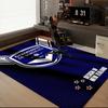 Giron-de Football Crest Printed Office Carpet Chair Cushion  Entryway Rug, Rugs for Living Room, Bedroom Christmas gifts