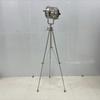 Spotlight Chrome Finish Floor Lamp Searchlight Expandable Tripod Steel Home Décor Nautical