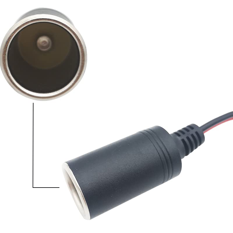 CTRICALVER Адаптер для автомобильного прикуривателя 12 В/24 В, зажим для рта 25 см 16AWG (1шт)