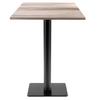 60 X 60 Cm High Table - Milan T Model, Oak Tages