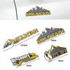 Алюминиевая декоративная наклейка на автомобиль для Wrangler FJ Land Cruiser R-aptor Land Defender 4 * 4 Аксессуары для модификации