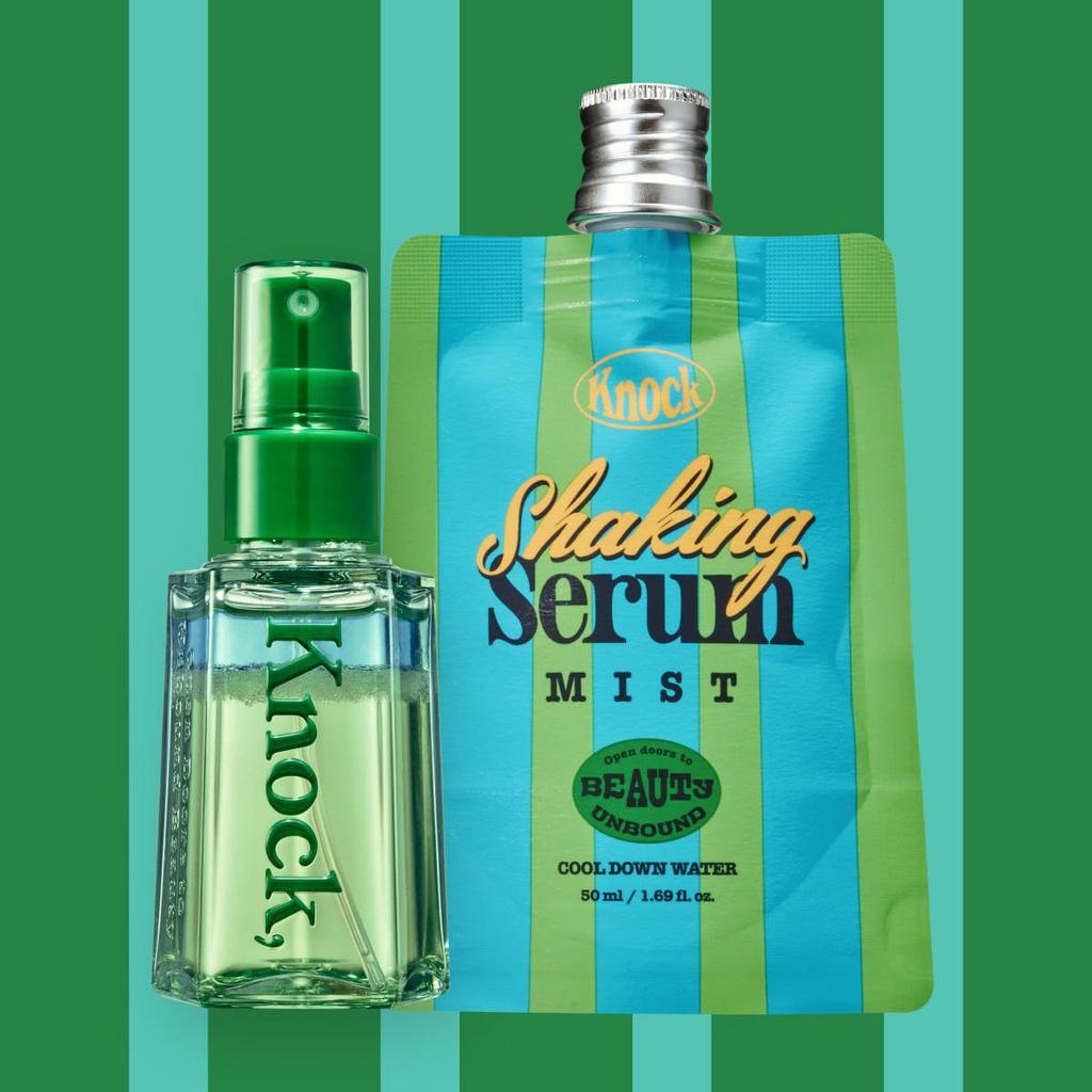 Knock Спрей-сыворотка SHAKING – Охлаждающая вода – 50 мл + 50 мл