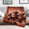 "Golden Teddy Bear Collection - Cute Plush Toys with Bow Ties"Blanket Flannel Throw Blanket for Sofa, Bed, Travel, Camping, Office, Couch, C