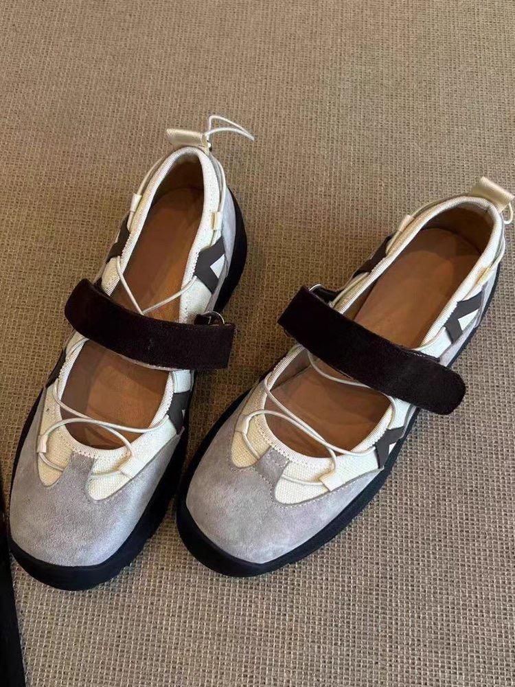 Модная Высококачественная Женская Обувь на Плоской Подошве с Круглым Носком, Повседневная Дышащая Обувь Слипоны на Плоской Подошве для Улицы, Женские Туфли Мэри Джейн 2025