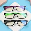 Computer Vintage Square Ultra Light Frame Eye Protection Eyeglasses Anti-Blue Light Glasses