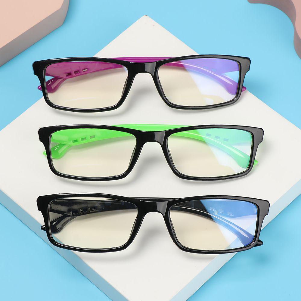 Computer Vintage Square Ultra Light Frame Eye Protection Eyeglasses Anti-Blue Light Glasses