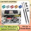 Передние амортизаторы капота для Mitsubishi Lancer Evolution X EVO 10 2007-2016 Модифицированная подъемная опора Амортизатор Пневмоцилиндр Шток Вер