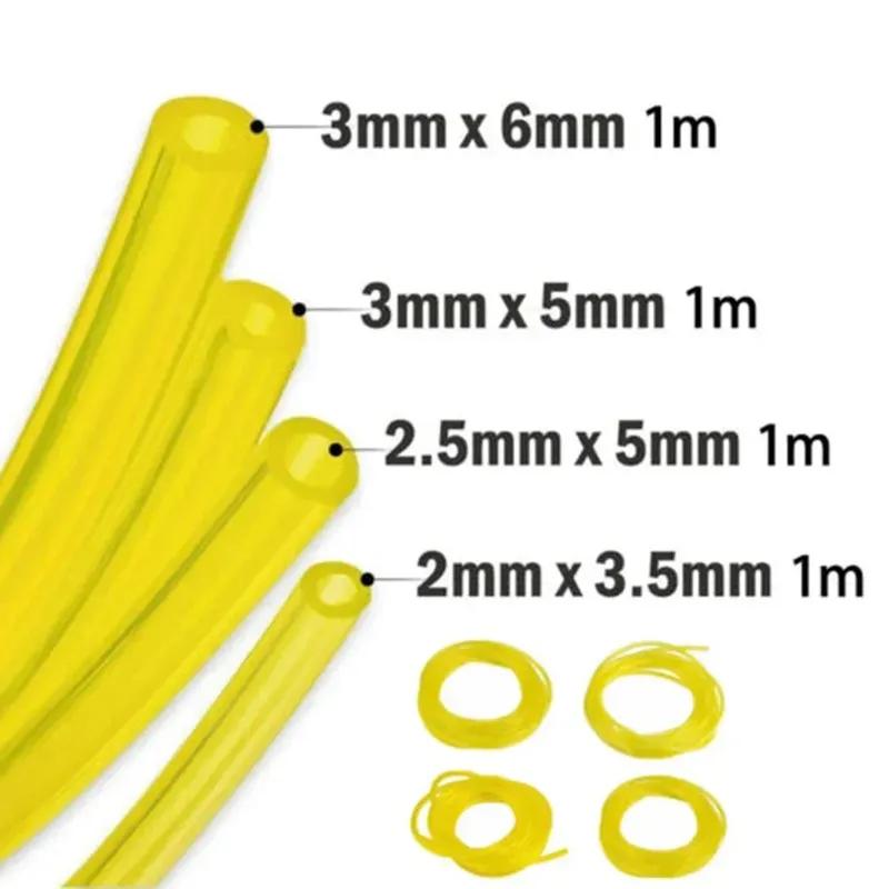 4Pcs Petrol Fuel Pipe Line Hose For Strimmers Trimmer Chainsaws Saw Blower Brushcutter Gas Line Pipe Hose Petrol Line
