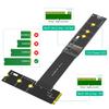 Flexible M.2 PCIE4.0 Adapter Cable 30CM Supports Double Protocols Solid Disks 2230-2280 Sizes for Multiple Systems