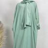 XG2057 Women's Hooded Hijab Long Kaftan Dress - Malaysia, Middle East, Dubai, Turkey