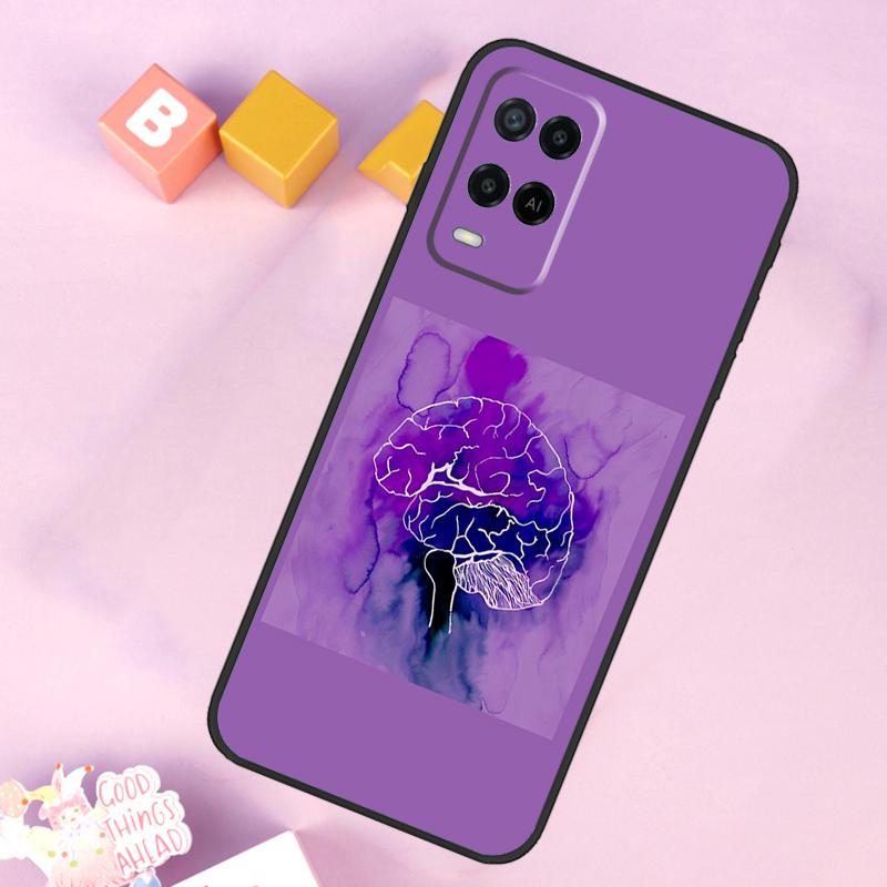 Анатомия Мозг Чехол Для Oppo A60 A80 A40 A15 A16 A17 A57 A94 A74 A54 A76 A96 A18 A38 A58 A78 A98 A5 A6 Pro