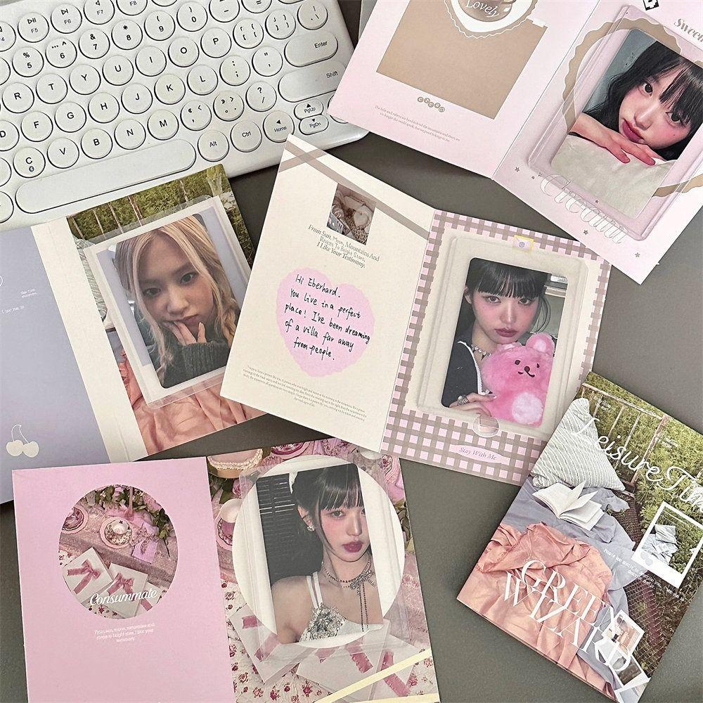 3-дюймовые фотопоздравительные открытки в пасторальном стиле, фотокарточка, подарочная складная открытка