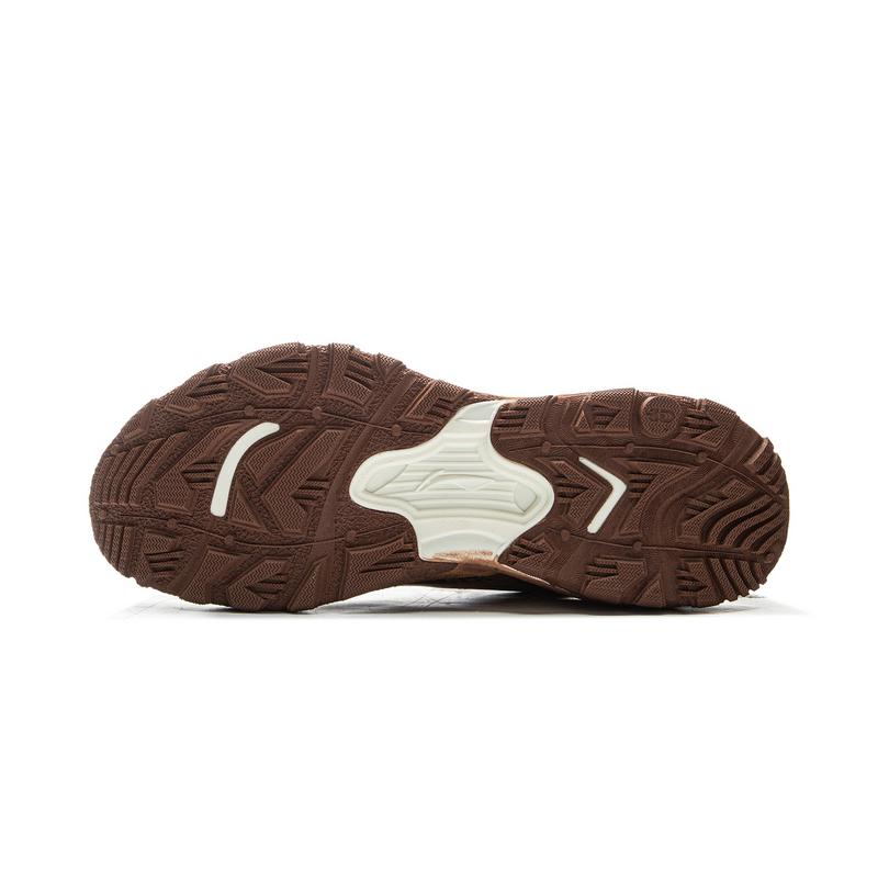 Li Ning Yijie 2.0 Su Zhi Dong Fang Theme Fashion Outdoor Slip Non-Slip Durable Low Top Treking Shoes Unisex Treking Shoes Brown AHTU005-6