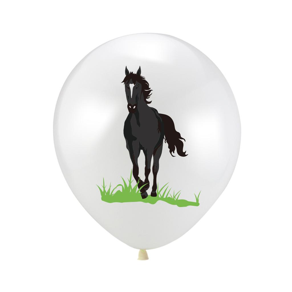 12/24pcs Horse 12 Inch Latex Balloons Air Globos Cowboy Birthday Party Decorations Toys For Kid Gift Baby Shower Party Supplies