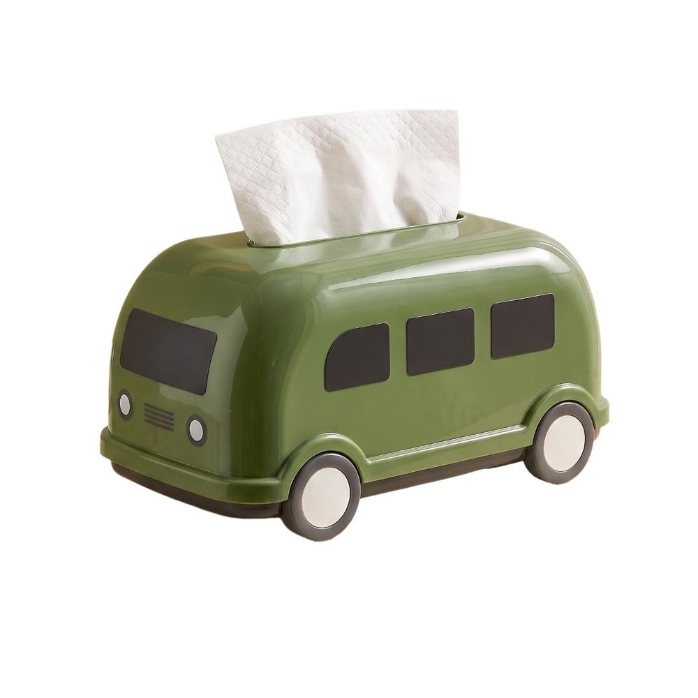 Creative Desktop Tissue Holder Retro Tissue Storage Case Cartoon Napkin Dispenser Living Room