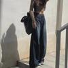 Hong Kong Retro High-Waist Chic Wide-Leg Jeans for Women - Autumn/Winter Style