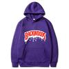 Мужская толстовка Drip-vibe Backwoods с принтом букв, смелый красный расплавленный текстовый рисунок спереди, плотный флисовый пуловер для городской повседневной одежды