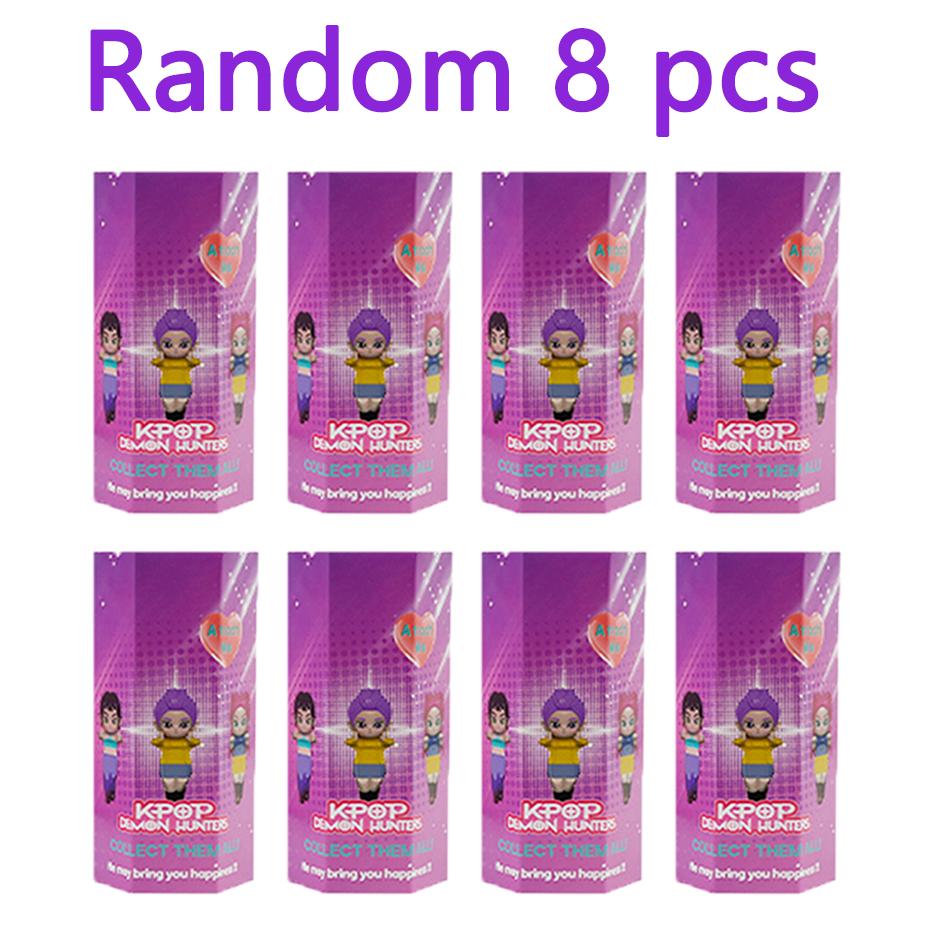 Горячая распродажа K-pop Серия Demon Hunters Blind Box Аниме Фигурки Украшения Куклы Поклонники Дети Подарок на день рождения Случайный Blind Box