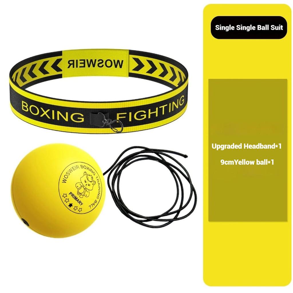 Наголовной детский боевой декомпрессионный тренировочный скоростной мяч из гладкого полиуретана, реакционный волшебный мяч для детей