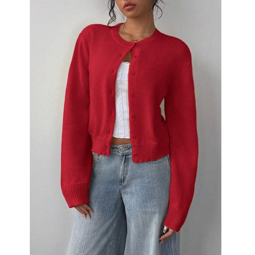 Women Autumn Winter Knitted Cardigans Sweaters Ladies Long Sleeve Single Breasted Sweater Outerwear Coats Jackets