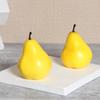 5PCS Mini Fake Fruits Realistic Fruit Model Home Decoration Simulation Pear Children