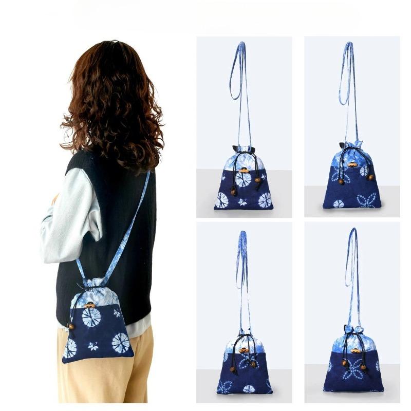 Сумка кроссбоди в этническом стиле с принтом тай-дай, вместительная сумка ручной работы в древнем стиле, чехол для мобильного телефона