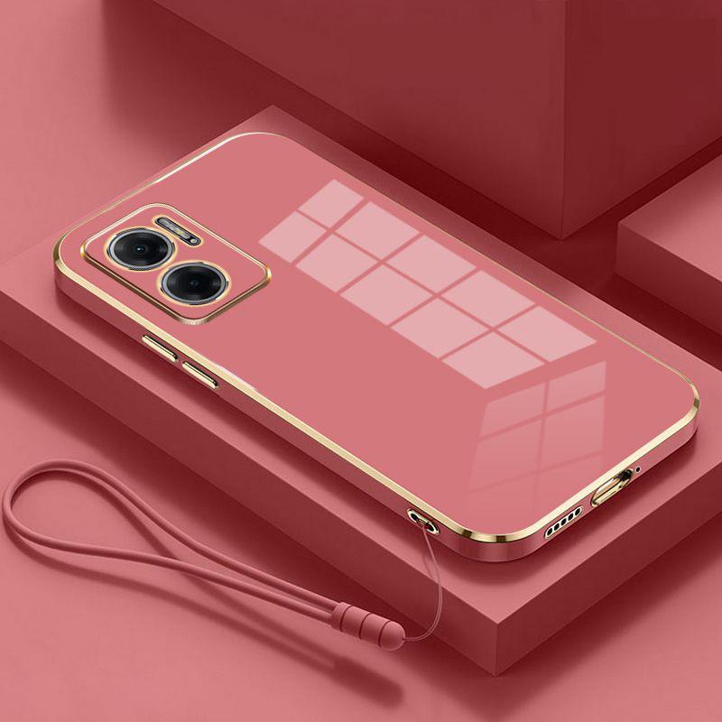 Для Xiaomi Redmi 10 Prime + 5G чехол Роскошный квадратный чехол для телефона Redmi Note 11E Противоударный силиконовый чехол-накладка Fundas