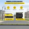 3 Pack of 2 11000lbs per Axle Capacity Protective Wire Cord Ramp Driveway Rubber Traffic Speed Bumps Cable Protector