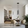 Pastelo 2 hanging lamp black