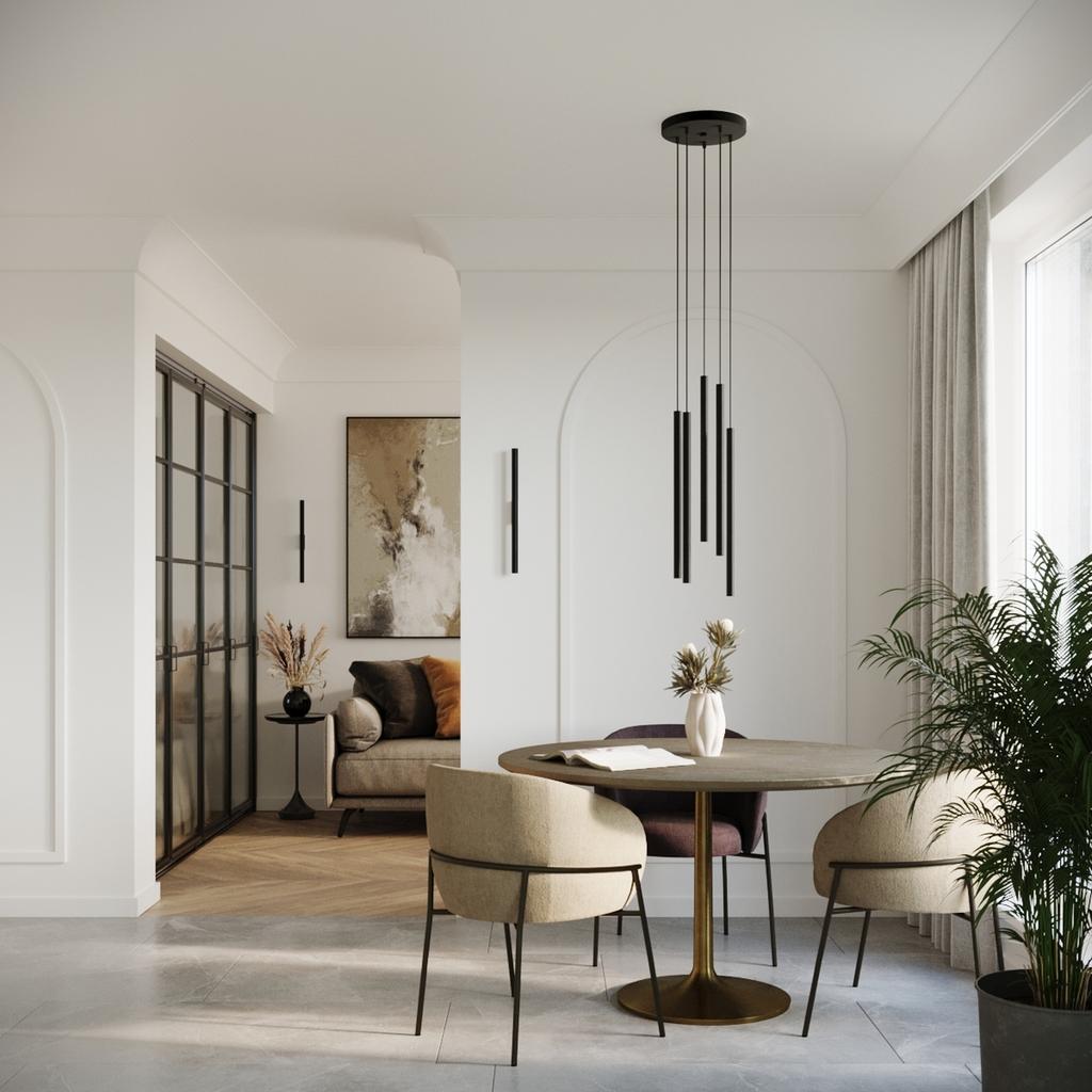 Pastelo 2 hanging lamp black