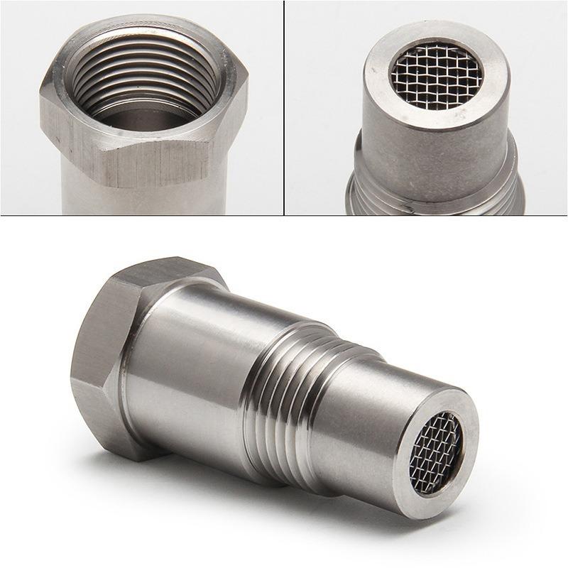 New Oxygen O2 Sensor Spacer Adapter Connector Car Modification Parts M18X1.5 with Filter Screen
