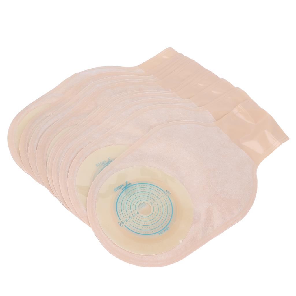 Ostomy Bag with Sealing Clip OnePiece Disposable Ostomy Ileostomy Stoma Supplies
