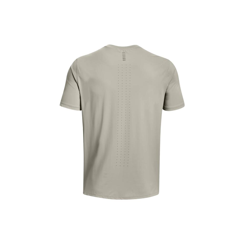 Under Armour Solid Loose Casual Crew Neck Short Sleeve T-Shirt Men Tops Gray-Green 1376518-504