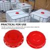 Red Ibc Lid Water Liquid Storage Ibc Tank Fitting Plastic Cover Cap Adaptor