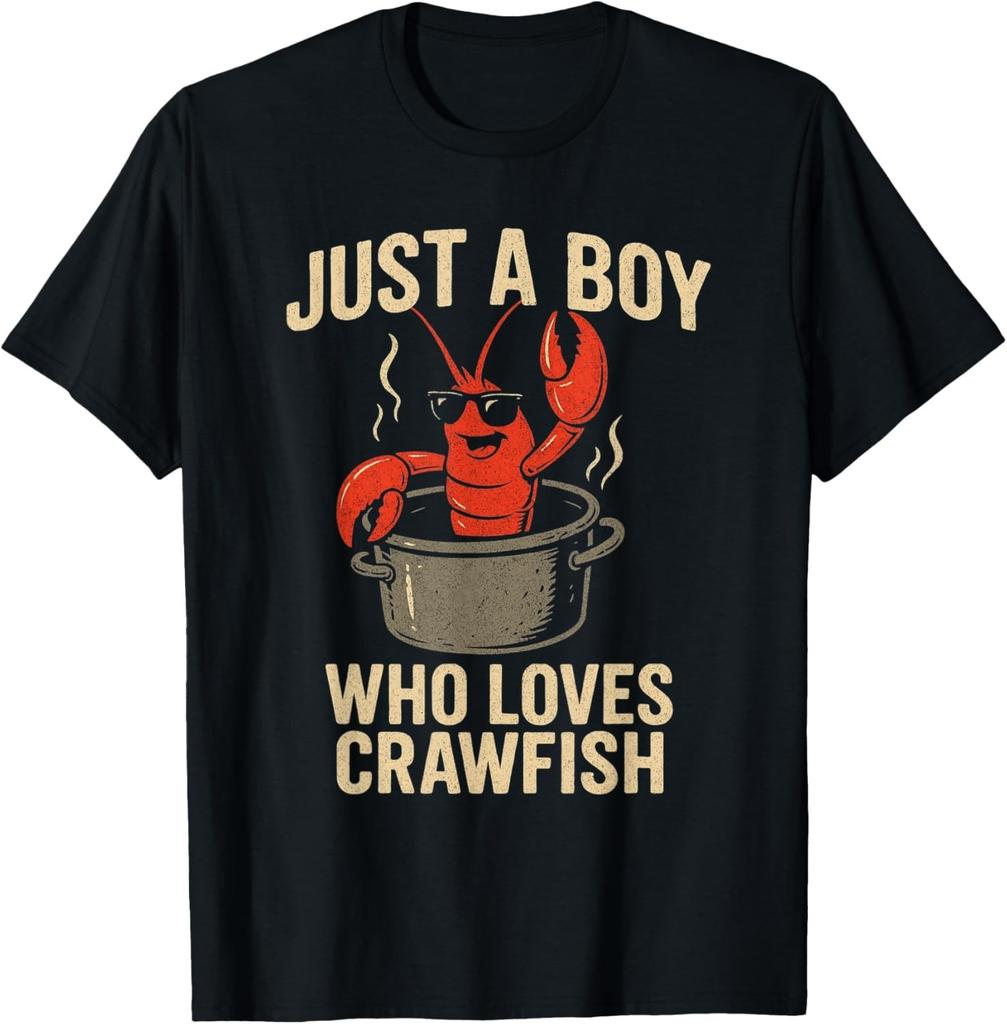Funny Crawfish Boil Boys Lobster Cajun Festival Tee Gift Unisex T-Shirt