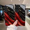 Черный стеклянный чехол для телефона с золотой полосой, подходит для Samsung Galaxy S26 S25 S24 S23 S22 S20 FE/Ultra/Plus, противоударная задняя крышка