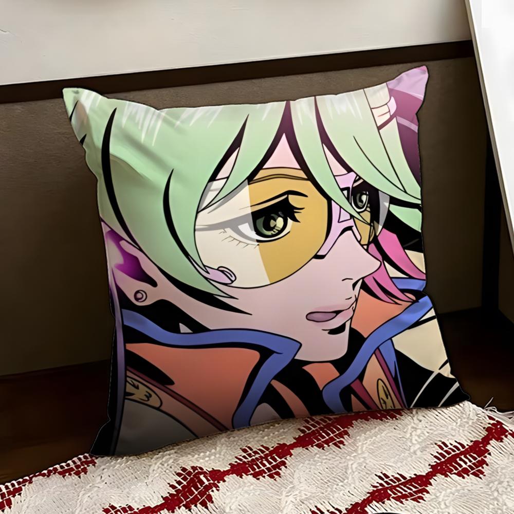 AnimeREDLINE Cushion Cover Reversible Soft Durable Pillow Cover Home Car MultiScene Use for Daily Comfort