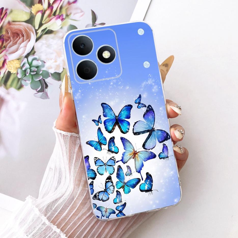 Чехол для Realme Note 80 4G RMX5388 Милый Кот Цветы Рисованный Чехол Мягкий Силиконовый Чехол Для Realme Note 80 Note80 Задняя Крышка Fundas