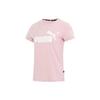 American Retro Letter Logo Print Fitness Training Breathable Casual Short Sleeve T-Shirt Women Tops Pink 673655-80