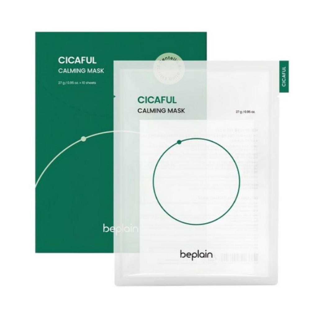 BEPLAIN Cica Full Calming Mask (27g, 10 Pcs)