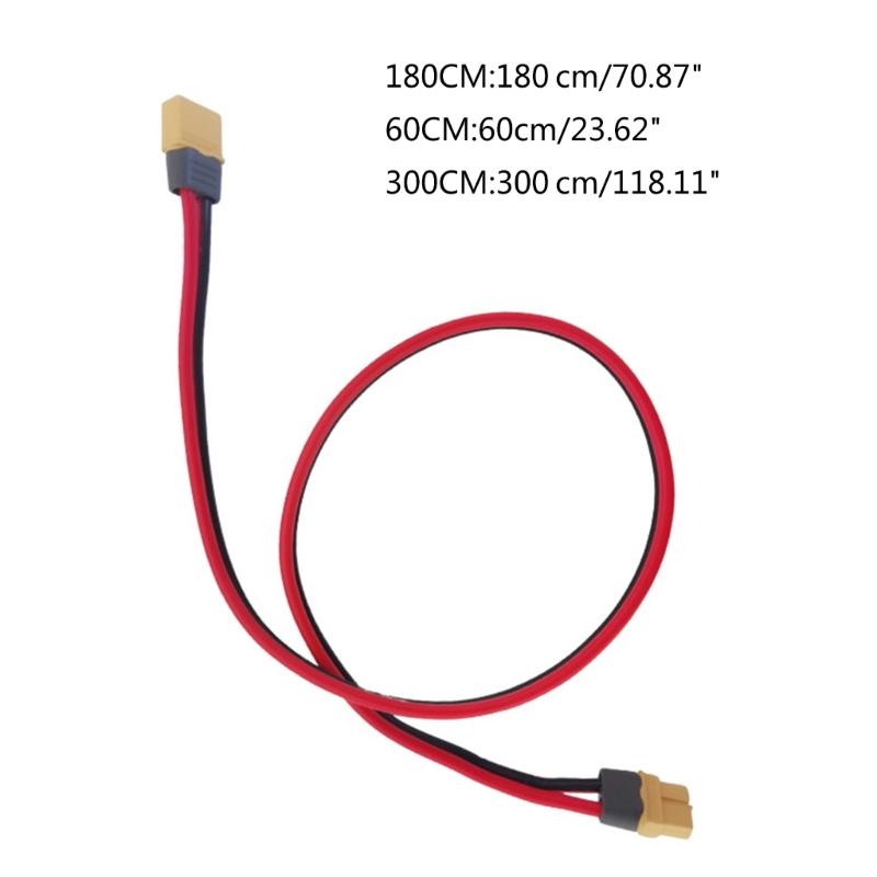 Переходник XT60 Female Plug To T60 Male Plug с силиконовым проводом 12AWG