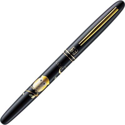 Kuretake Fude Pen Kuretake Фонтанная кисть Makie Monogatari Owl Black Scroll DU180-415