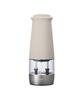 Electric Pepper Mill, Single-Handed, Two-in-One, Double-Automatic Spice Mill, Stylish Greige (BHK298-GRG)