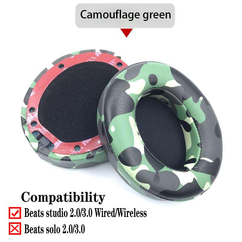 For Beats Studio Replacement Earpads Cushions Professional Customized Ear Pad Fits Studio 3 Wired/Wireless & Studio 2 Wireless